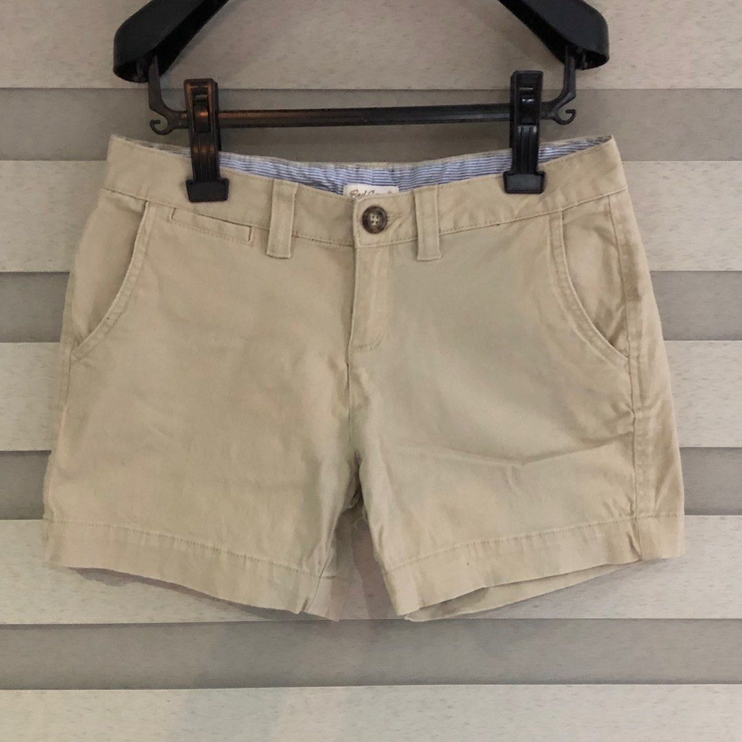 Red camel khaki shorts discount