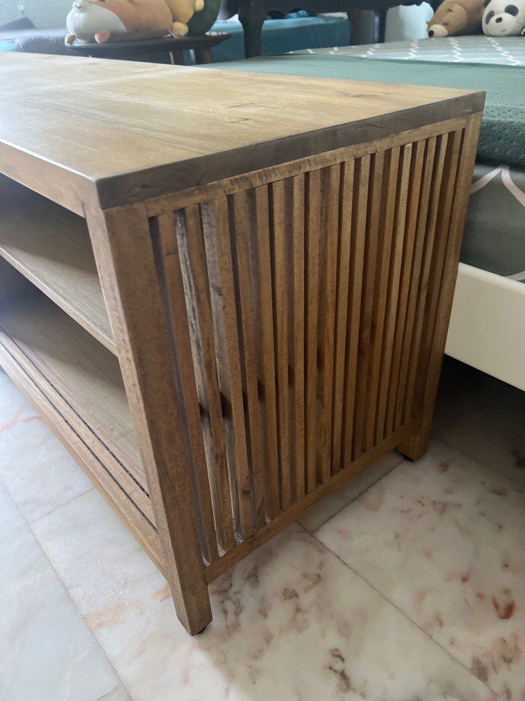 Retro Long Tv console, Furniture & Home Living, Furniture, TV Consoles