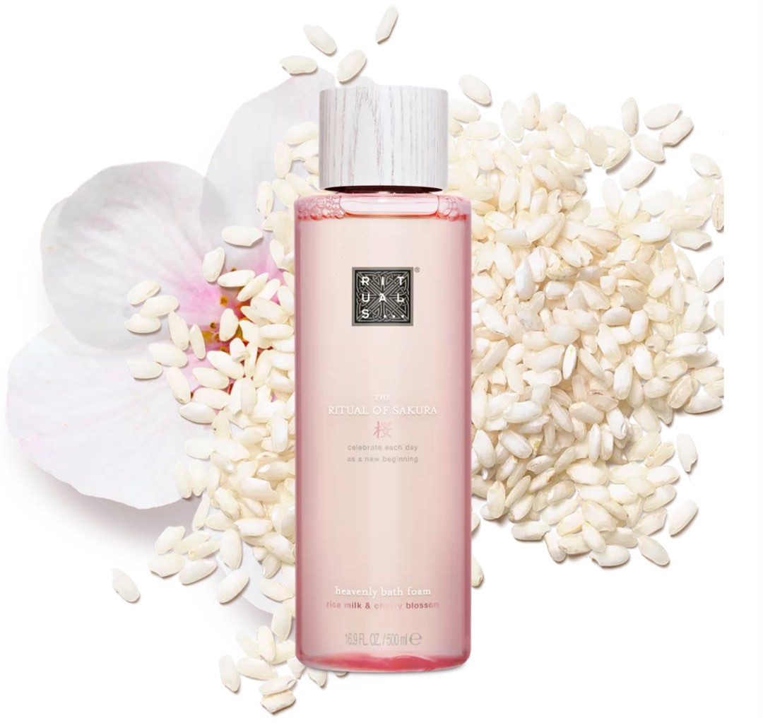 Rituals Sakura bath foam, 美容＆化妝品, 沐浴＆身體護理, 沐浴及身體護理 沐浴 Carousell