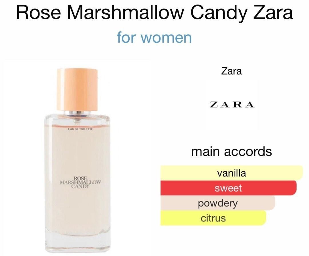 Rose marshmallow candy ZaraX Jo Malone perfume