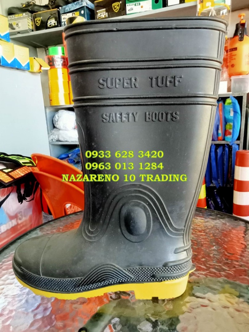 SAFETY BOOTS with Steel Toe Super Tuff Brand, Men's Fashion, Footwear