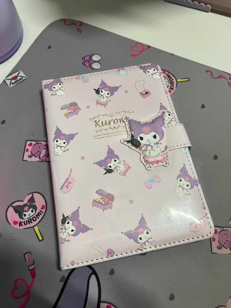 Sanrio Kuromi Journal Notebook, Hobbies & Toys, Stationery & Craft