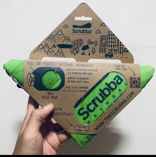 (全新)澳洲Scrubba輕薄便攜戶外洗衣袋