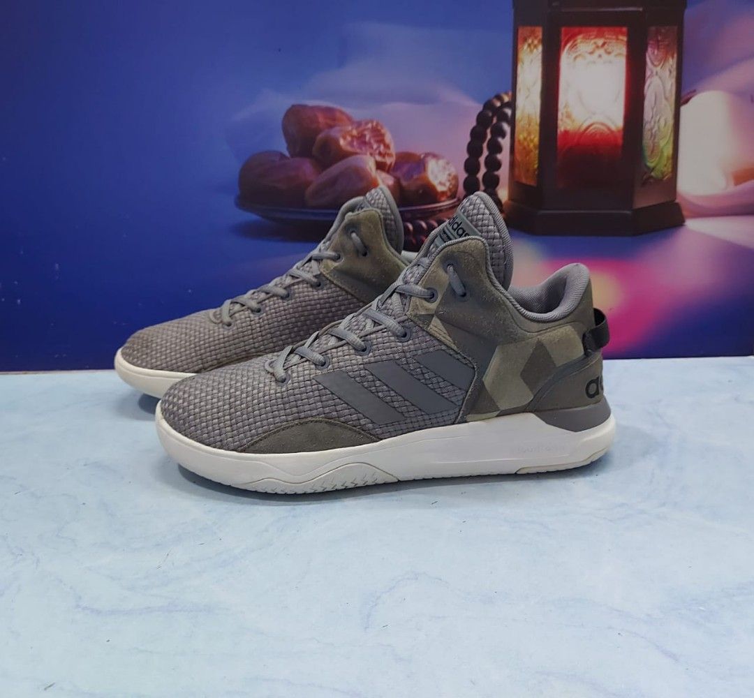 Sepatu Adidas Original Neo CloudFoam Revival Mid AW3950 Grey Size 40 5 25 5cm