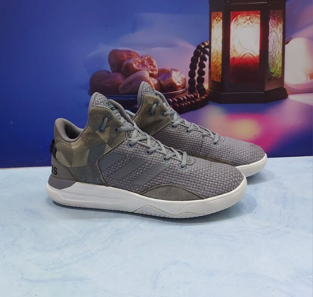 Sepatu Adidas Original Neo CloudFoam Revival Mid AW3950 Grey Size 40 5 25 5cm