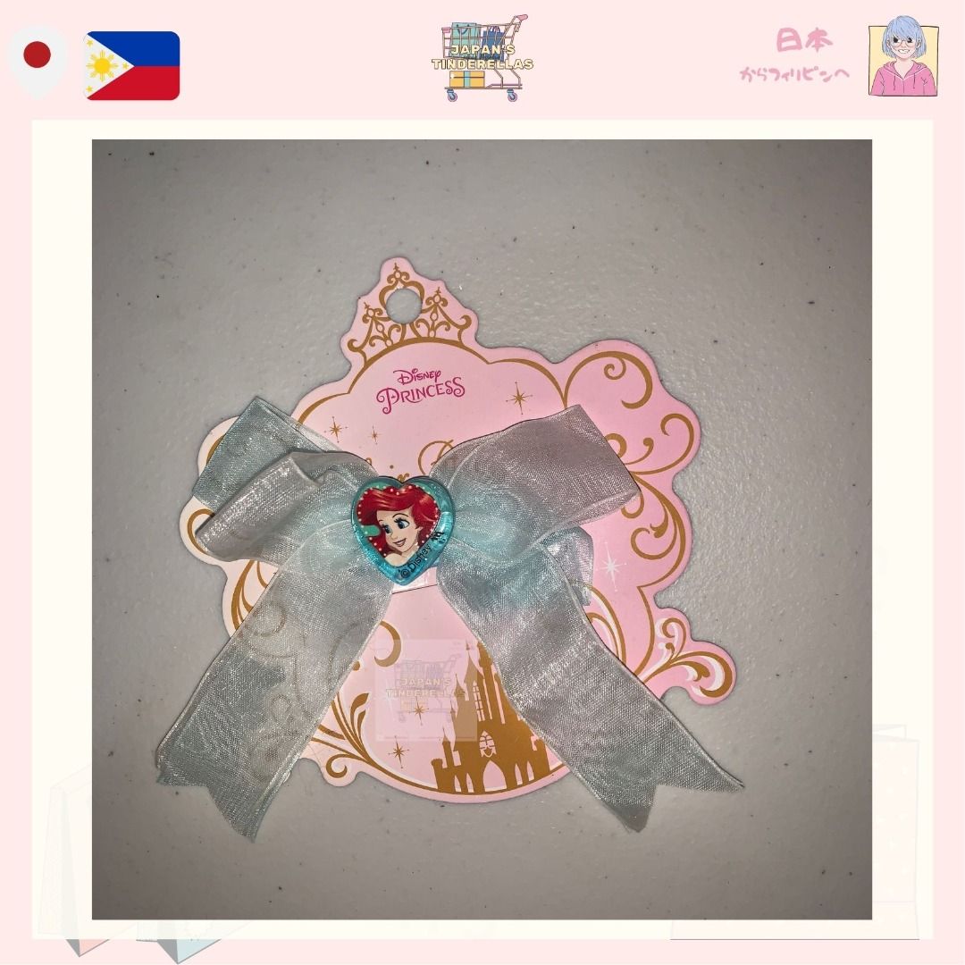 SERIA: DISNEY ARIEL LITTLE MERMAID - RIBBON HAIR CLIP, Women's Fashion ...
