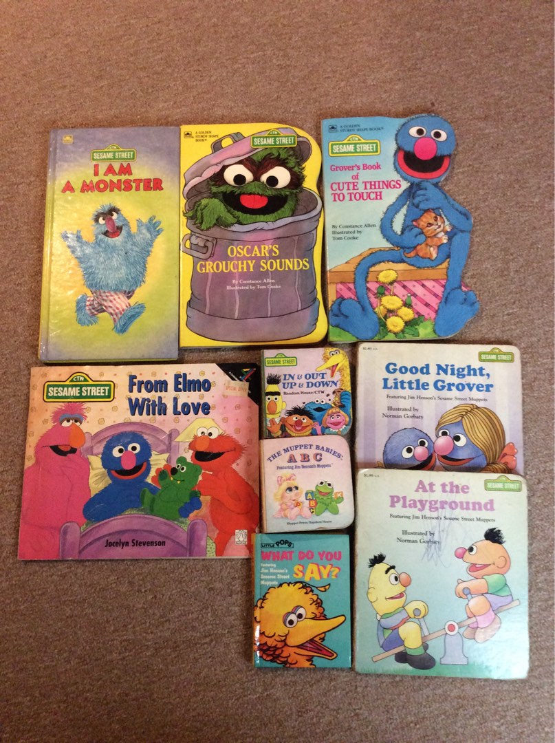 Sesame Street Assorted Children books, Hobbies & Toys, Books ...
