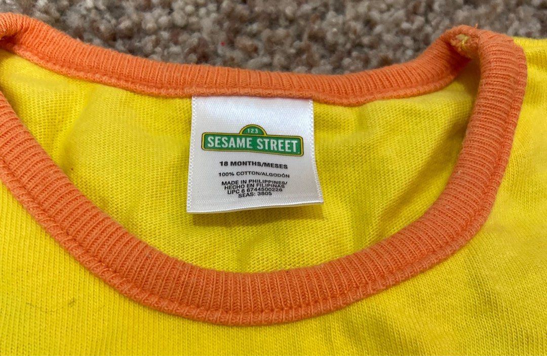 Sesame street sando (Category: Babies & Kids Fashion) located in Bacoor. Submitted by macadamia31 (Listing ID 1225962700, Image 3). Description: unisex Fits 12-18mos.