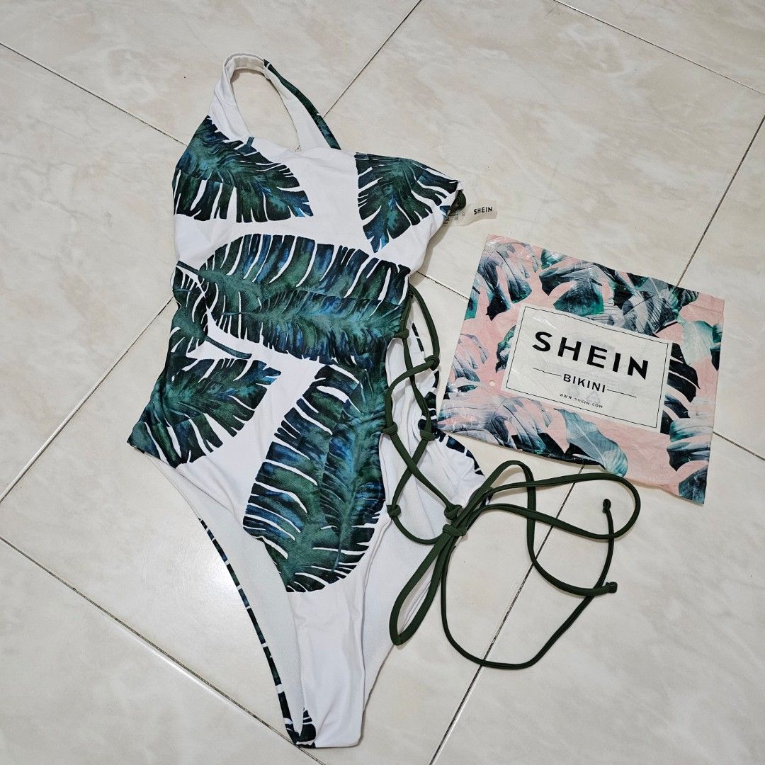 SHEIN Side String Swimsuit on Carousell