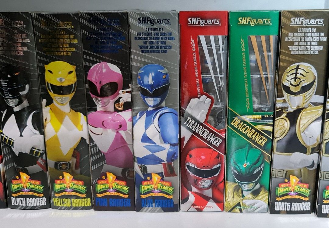 S.H.Figuarts MMPR Power Rangers Set MISB New Sealed, Hobbies & Toys ...