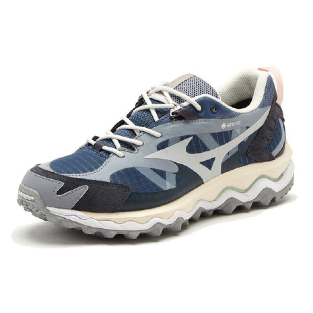 size JP 23cm to 27.5cm Mizuno Wave Mujin TL GTX Trail Running shoes colour D1GA221707 navy grey Carousell
