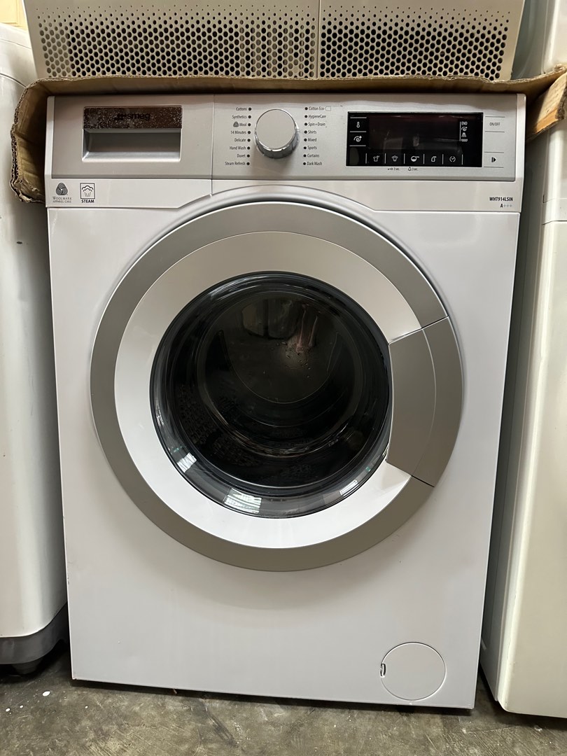 SMEG 9kg Front Load Washing Machine WHT914LSIN, TV & Home Appliances