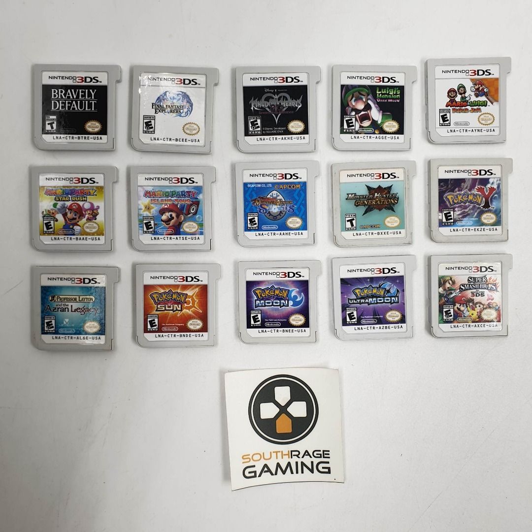 South Rage Gaming Nintendo 3DS Games for Sale