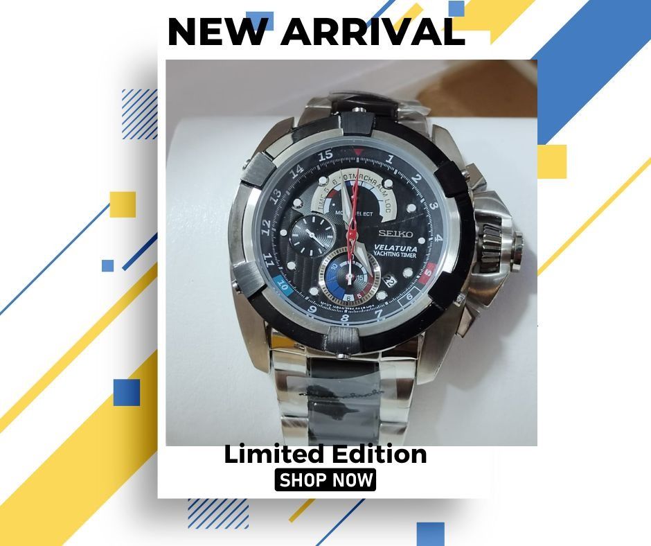 Special Premium Quality SEIKO Velatura Yachting Timer Edition Resistant Men Watch, Men's Fashion, Watches & Accessories, Watches