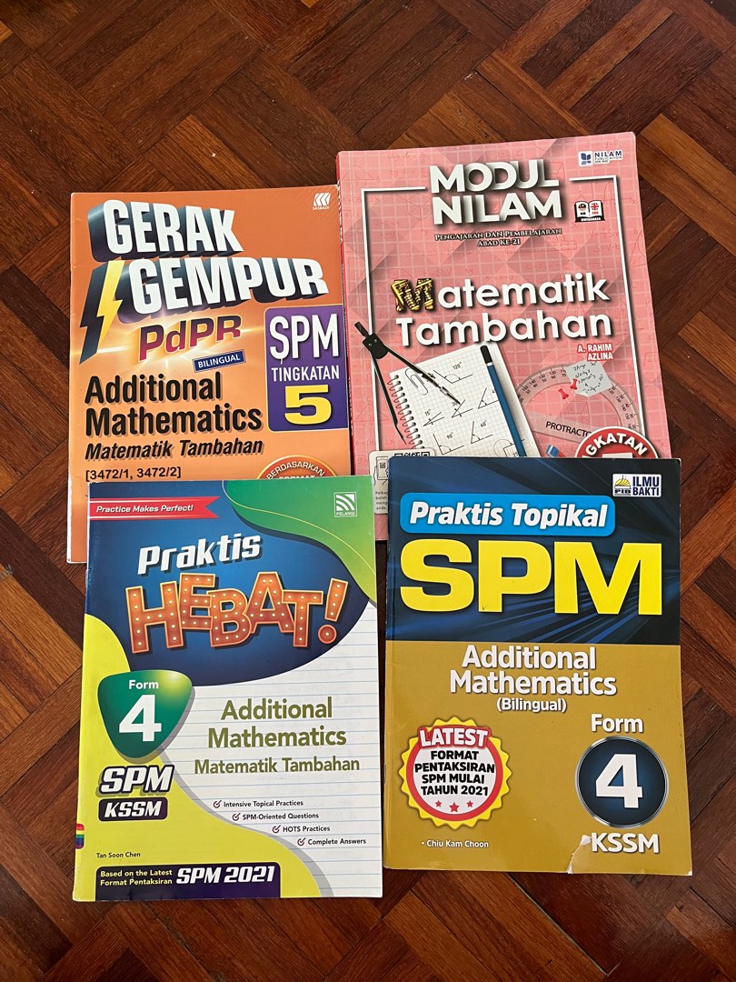 SPM ADD MATH FORM 45 Workbook Revision Secondary, Hobbies & Toys