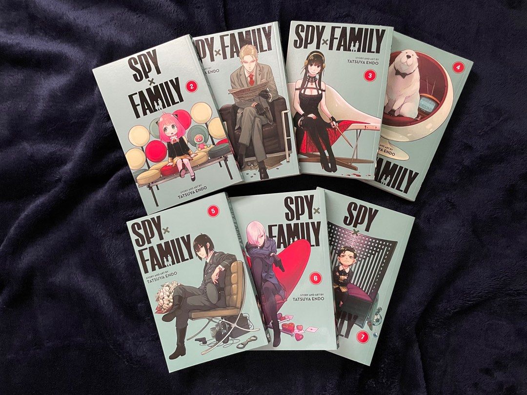 Spy x family Manga English Version Volume 1-7, Hobbies & Toys, Books