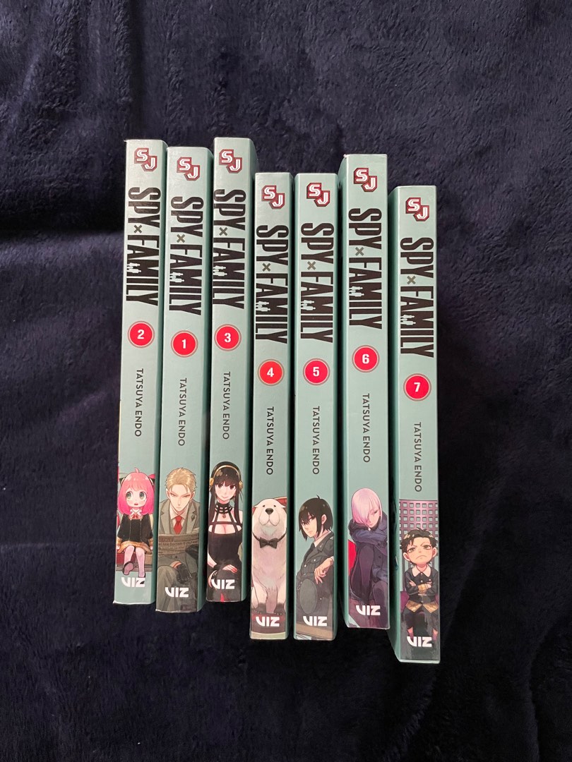 Spy x family Manga English Version Volume 1-7, Hobbies & Toys, Books