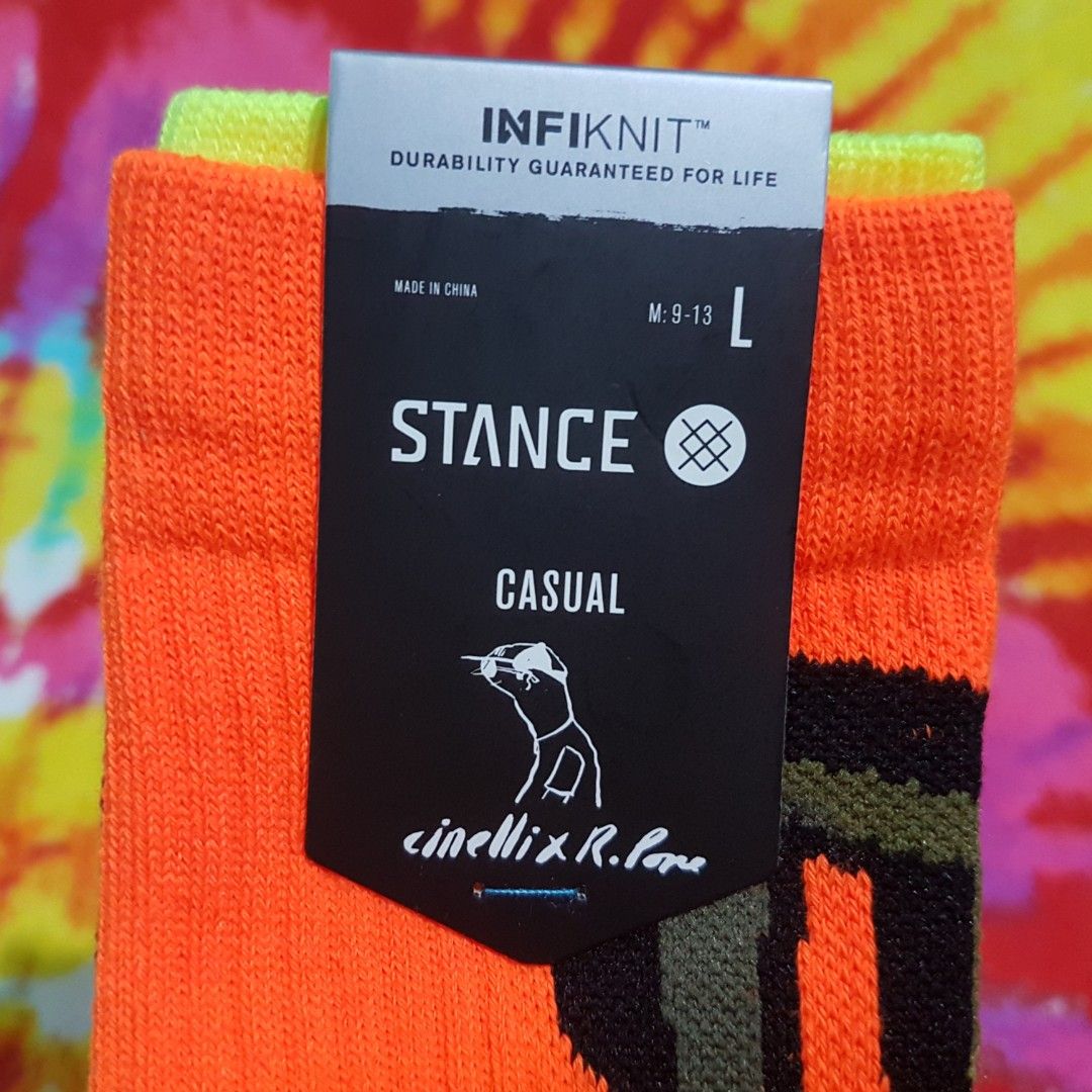 Stance Cinelli x R. Pope - L - 9-13 (Category: Activewear) located in Puerto Princesa. Submitted by thrinidad (Listing ID 1226085093, Image 3). Description: casual infiknit size large 9-13 from abroad below srp Disclaimer : color may vary due to photographic lighting sources or your monitor settings.