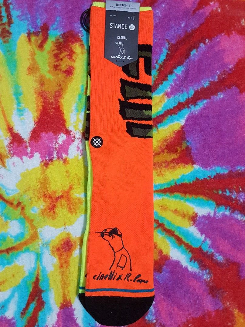 Stance Cinelli x R. Pope - L - 9-13 (Category: Activewear) located in Puerto Princesa. Submitted by thrinidad (Listing ID 1226085093, Image 2). Description: casual infiknit size large 9-13 from abroad below srp Disclaimer : color may vary due to photographic lighting sources or your monitor settings.