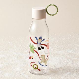 Christmas Nutcracker 500ml Glass Water Bottle