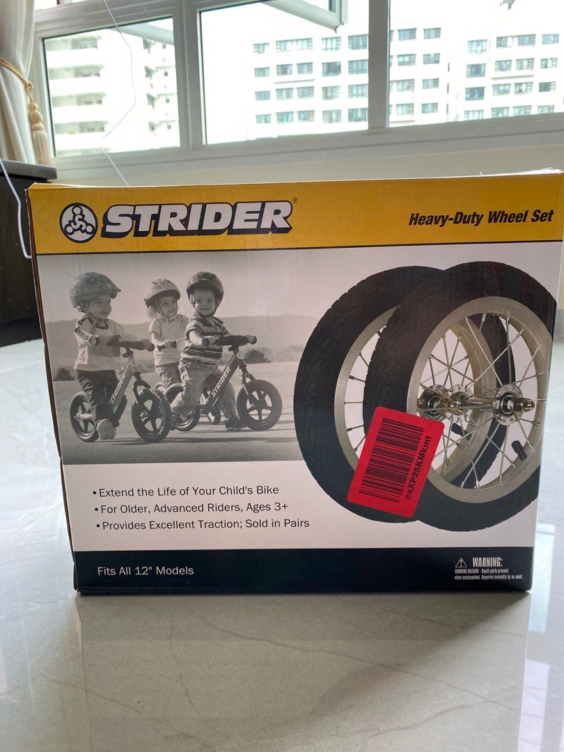 Strider 12 Pro model & Heavy duty wheel set, Sports Equipment, Bicycles & Parts, Parts