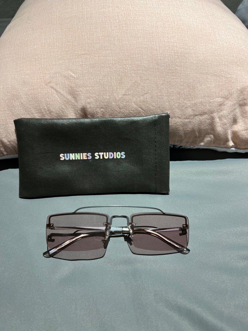 Sunnies Studios (Category: Sunglasses & Eyewear) located in Manila. Submitted by jensojuicy (Listing ID 1226074966, Image 1). Description: - Brand New - With Sunnies Case & Cloth Wipe - SORRY IM LAZY TO CHECK THE MODEL JUST DM ME ILL CHECK IT FOR YOU .