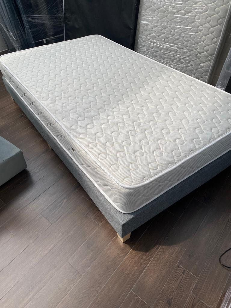 Super single bed frame and mattress set, Furniture & Home Living