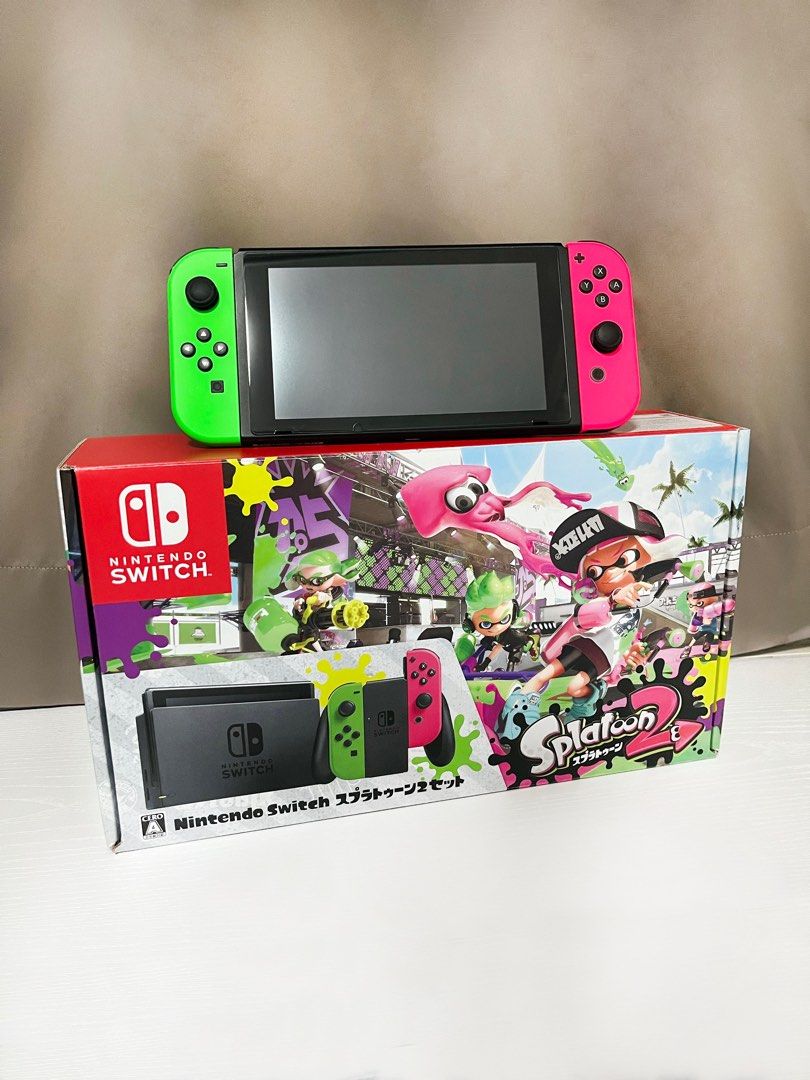 Switch 細電版, splatoon2 特別版（可軟改), 電子遊戲, 電子遊戲機