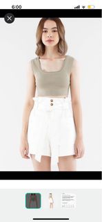 TEM Unita Crop Top (Taupe)