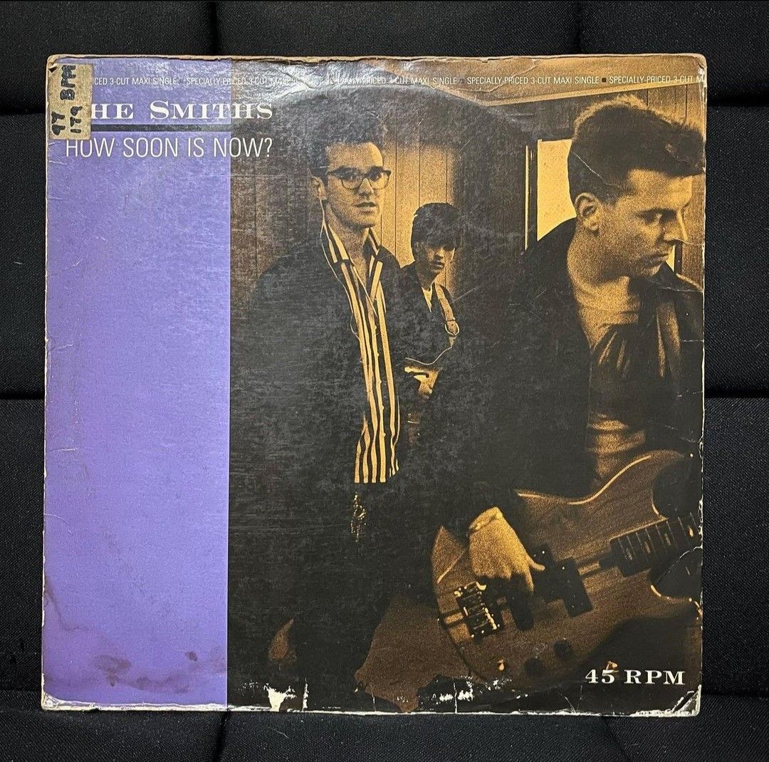 The Smiths 12"s set sale (Category: Vinyls) located in Caloocan City. Submitted by Secondhand_Sureshots (Listing ID 1226114597, Image 2). Description: The Smiths 12"s set Still Ill - Vg / Vg How Soon Is Now - G / Vg Panic - G / Vg Php 2700 for the 3 Copies have seen better days. All are orig pressing (UK and US) with visible shelf wear, penmarks and taped sides. All plays through with no skip. #thesmiths #12inchvinyl #howsoonisnow #stillill #john