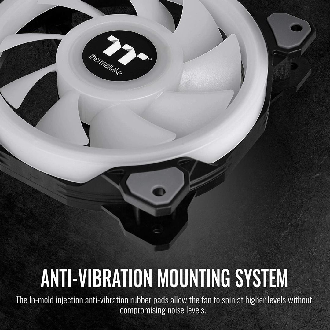 Thermaltake Riing Quad 120mm 16.8 Million RGB, Computers & Tech, Parts ...