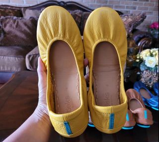 Tieks mustard yellow store