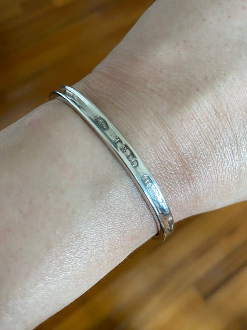 RTP 580 Tiffany 1837 Sterling Silver 925 Cuff Bangle