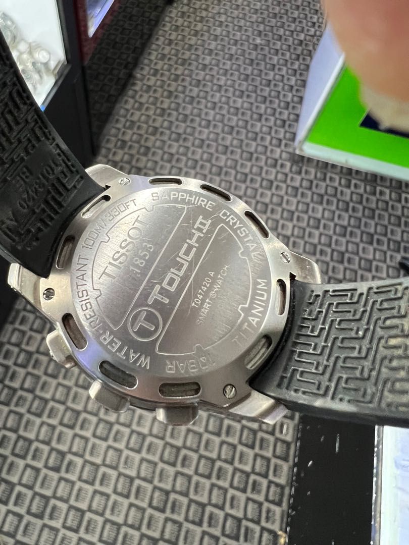 TISSOT T TOUGH EXPERT TITANIUM SWISS MADE COMPASS BAROMETER