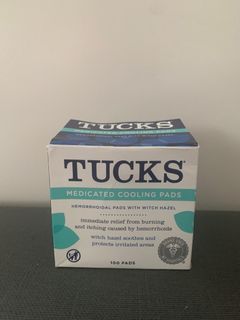 Tucks Medicated Cooling Pads 100pcs