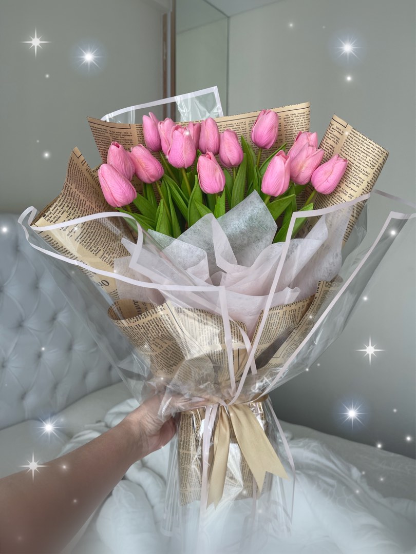 Tulip korean bouquet, Perkebunan di Carousell