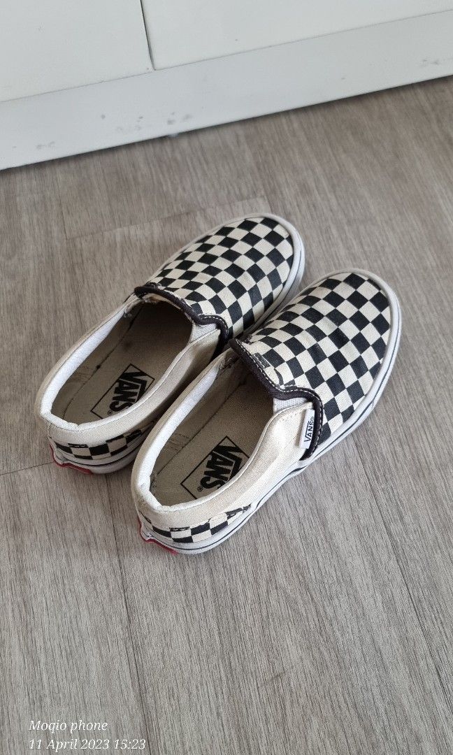 Girls discount vans checker