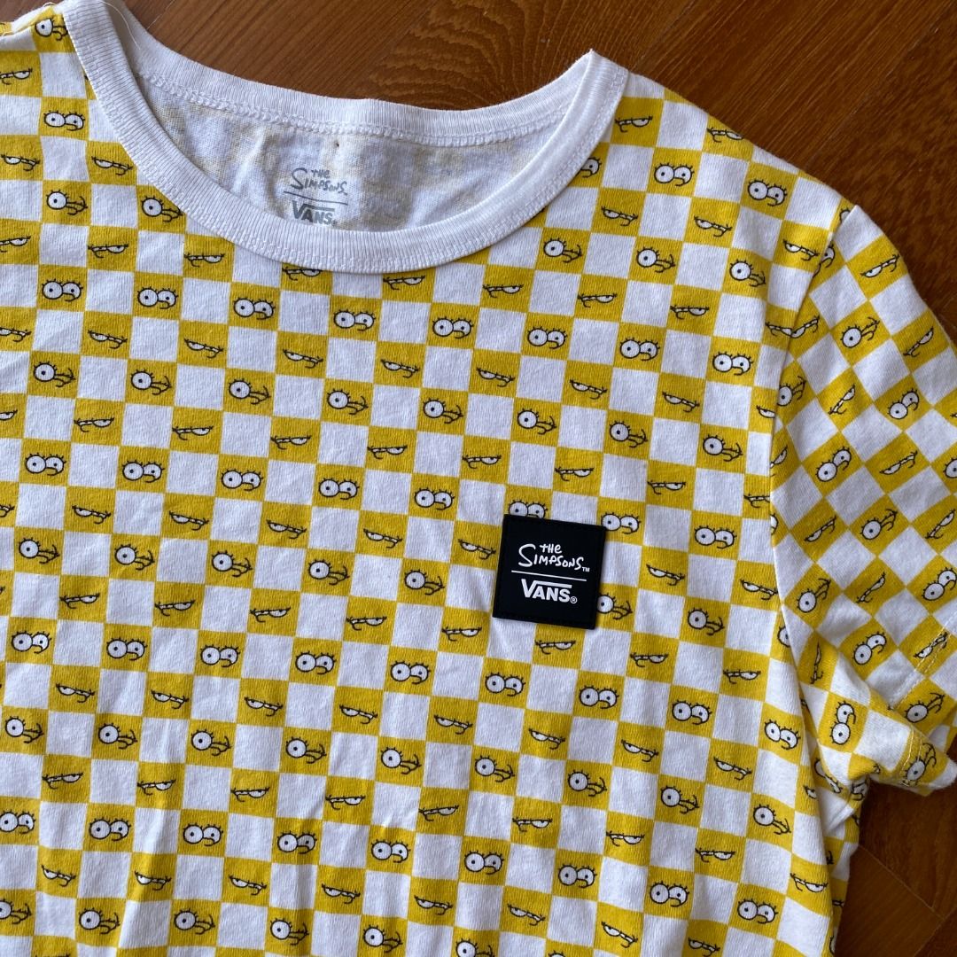 Yellow checkered vans shirt discount