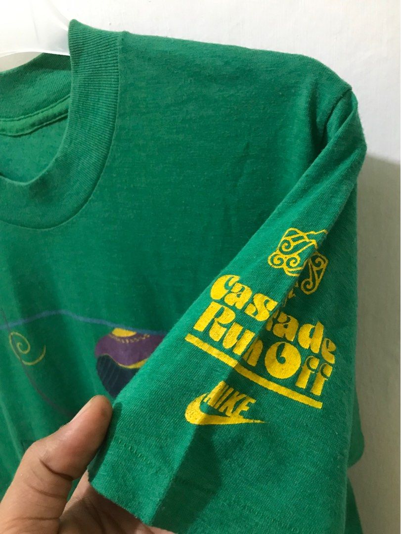 Vintage 80s Nike cascade runoff Kaos nike Vintage kaos 80s Nike Kaos Nike geisha