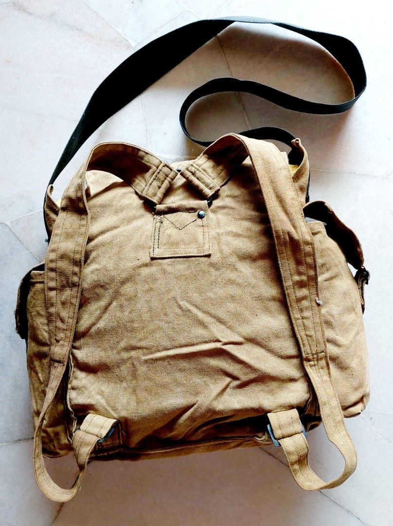 2 in 1 canvas backpack shoulder bag outlet