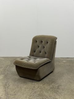 vintage low mini lounge chair by Techna Japan