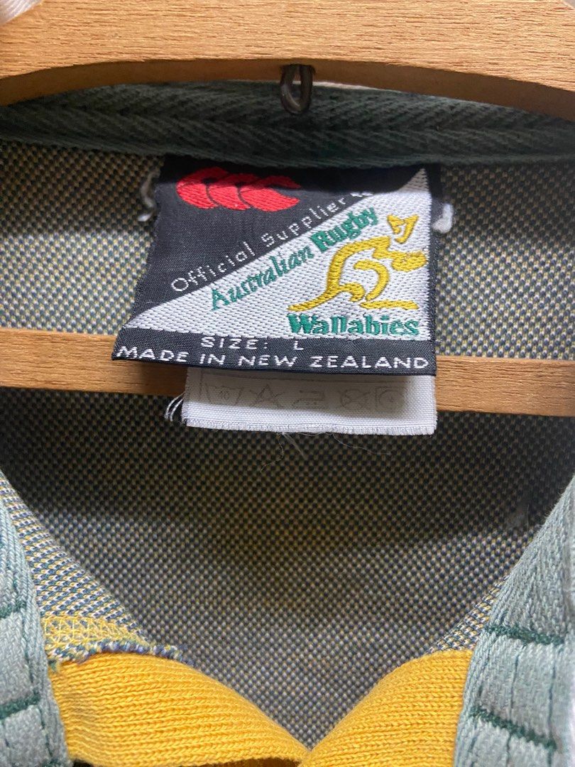 Vintage Wallabies rugby jersey temex, Men's Fashion, Activewear on Carousell
