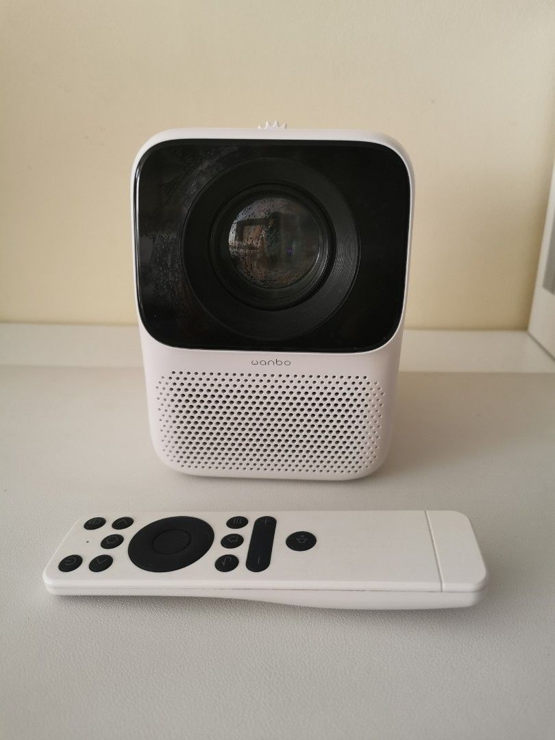 Wanbo T2 Max Portable Projector 1080p for Netflix, movie dates, karaoke