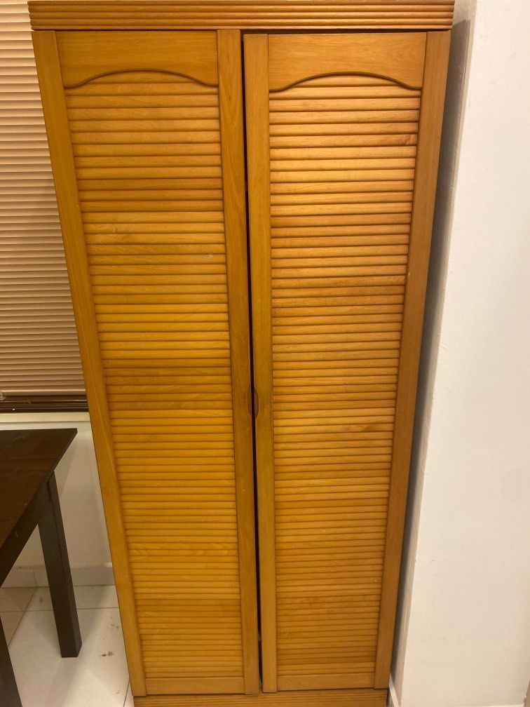 Wardrobe with rod and drawer, Furniture & Home Living, Furniture