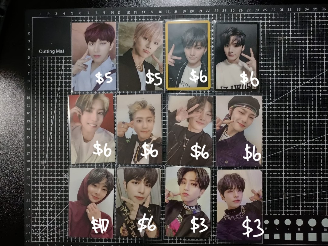 wts assorted stray kids skz photocards pcs levanter yellow wood go live ...