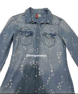 hnm y2k star shirt denim rare item acubi pinterest outfit