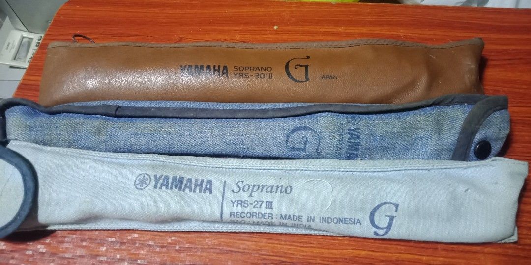 Yamaha Flute Recorder (Category: Musical Instruments) located in Pasay City. Submitted by marineljapansurplus (Listing ID 1225928556, Image 1). Description: Yamaha Flute Recorder Soprano Model 1. YRS-27 III G 2. YRS ... G 3. YRS-301 II G Price: ₱ 800 take all Loc. Cabrera Pasay.