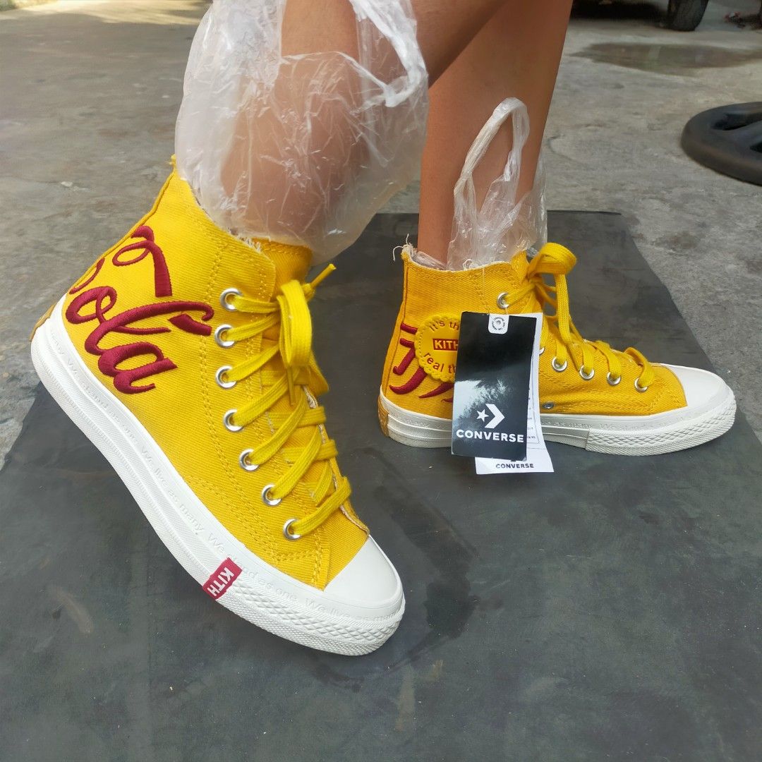 Kith converse sales coca cola yellow