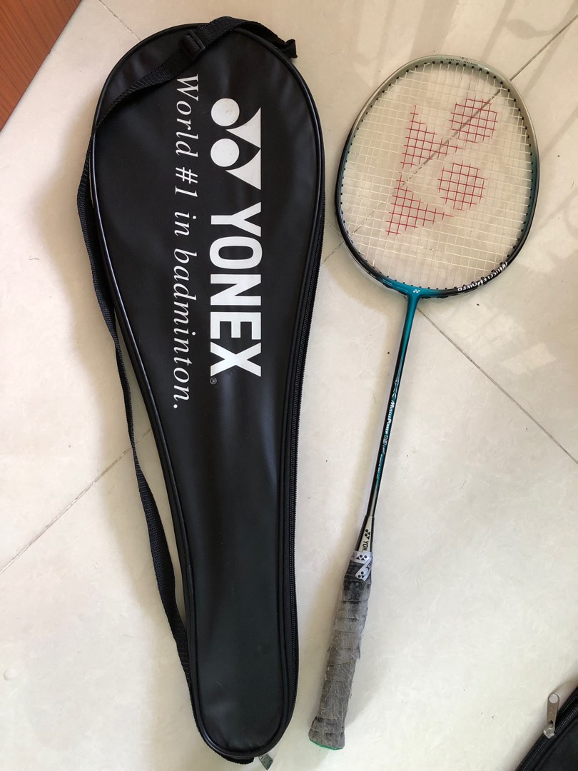Yonex 4 Racket Yonex Badminton Racket MP19 Light, Sports Equipment, Sports & Games ...