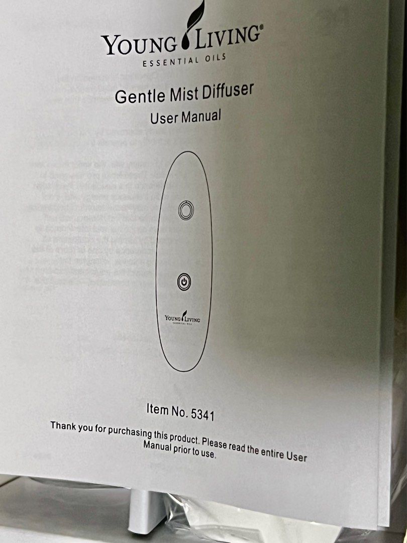 Young Living Gentle Mist Diffuser (Category: Air Purifiers & Dehumidifiers) located in Paranaque City. Submitted by chavien (Listing ID 1226030011, Image 3). Description: -Brand: Young Living Gentle Mist Diffuser -Portable and battery operated (3pcs AAA) -Perfect for use when travelling together with your favorite oils -I have personally used this and have handled it with care Signs of usage: just the light yellow stain on the container for oil (